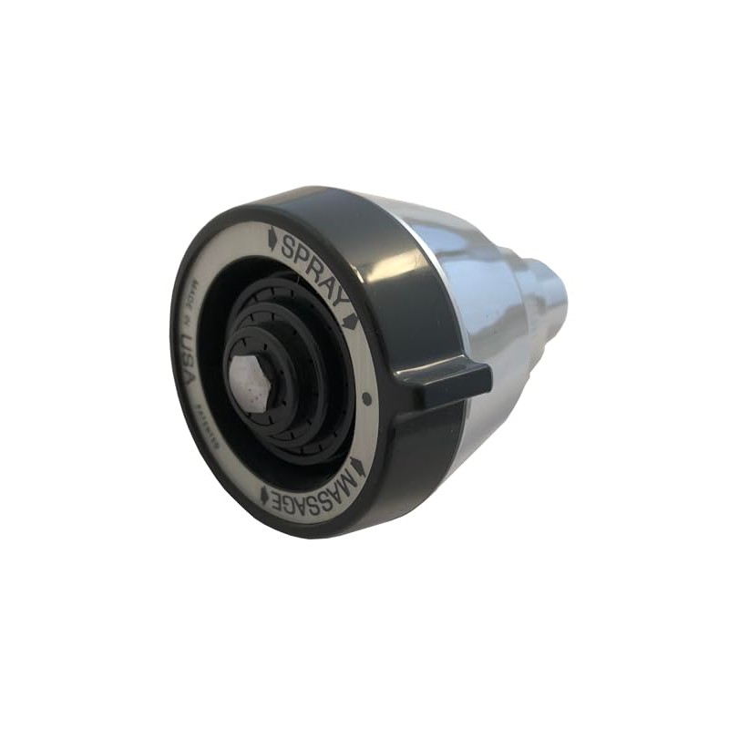 Spray Shower Massage Showerhead Chrome Twist Duo Action Multi Function