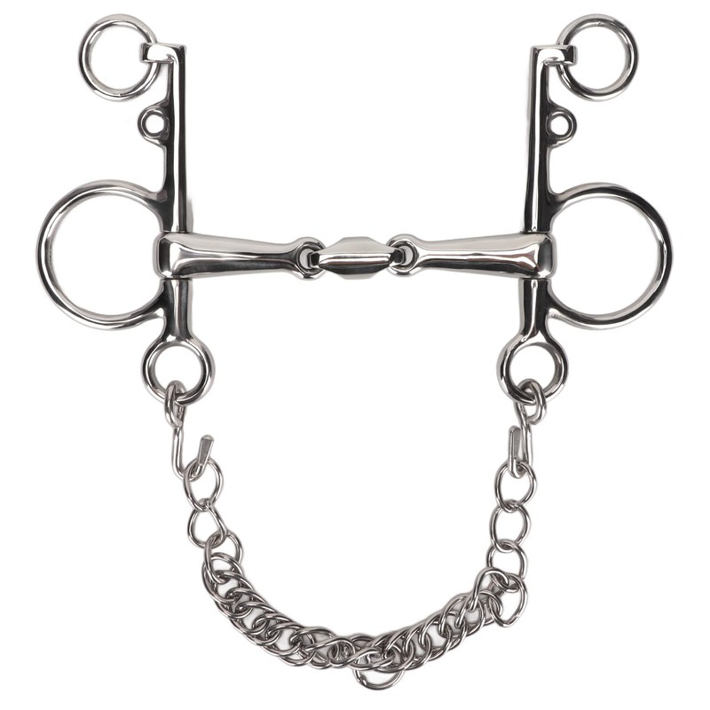 Naroote Pelham bit, Horse Pelham bit Acero Inoxidable Duradero para