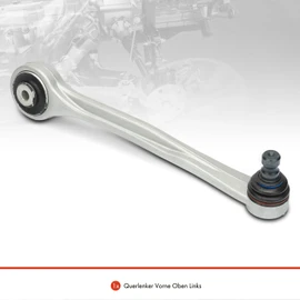 Frankberg Control Arm with Rubber Bearing with Support/Guide Joint Front Axle Left Upper Compatible with A4 8K2 B8 1.8L-3.2L 2007-2015 A6 4G2 4GC 1.8L-4.0L 2010-2018 Replace# 8K0407505J