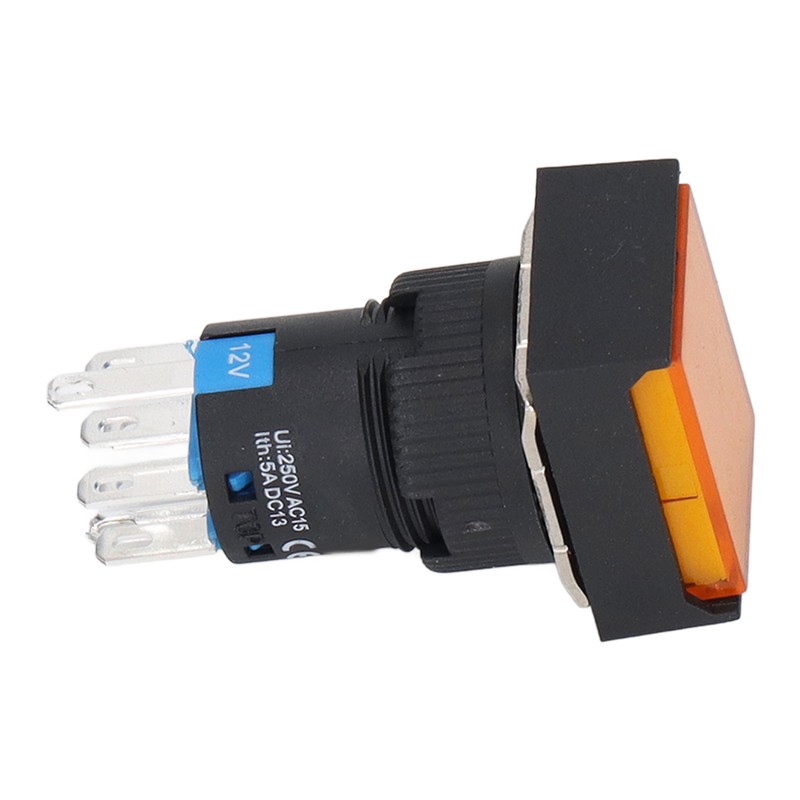 25PCS Button Switch with Control Light Electric Push Switch for