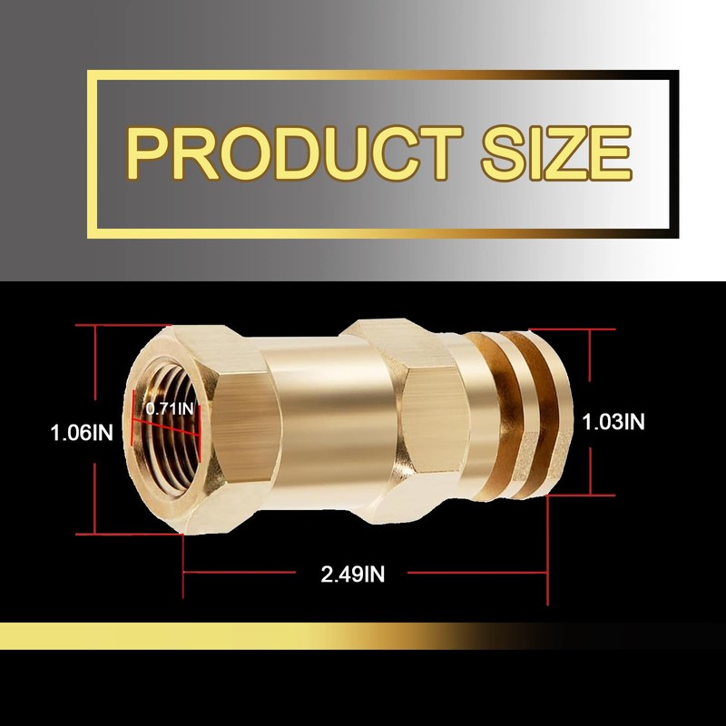 YMT Boomless Sprayer Nozzle 6541-1 Boomless Spray Nozzle 1/2" FPT