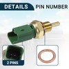 A ABSOPRO Coolant Temperature Sensor Water Temperature Sensor for Peugeot