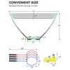 BAGAIL Portable Badminton Net Set - Storage Case - Freestanding