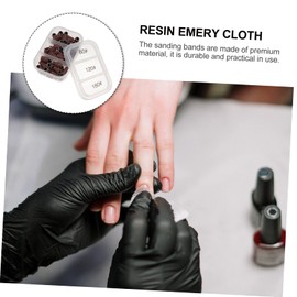 Levemolo Manicure Sanding Bands Nail Art Polishing Sanding Band Nail Grinding Head Pack