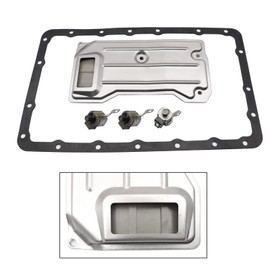 GXARTS A340 AW4 Transmission TCC Lock Up Solenoid Shift Solenoids and Transmission Filter Gasket Fit for Jeep Cherokee Wagoneer 1986 UP Toyota 4Runner Pickup Supra T100 Tacoma 1992-1997 Lexus SC300