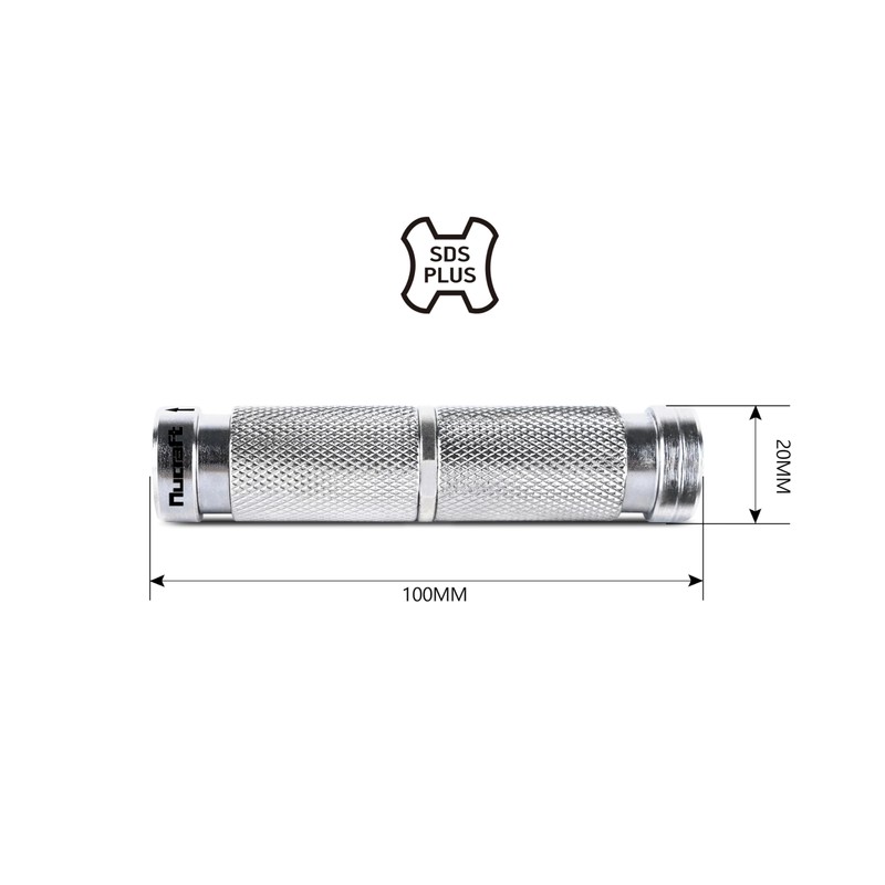 Nucraft Adapter SDS Plus mounting connector suitable for drill extension,