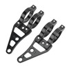 Motorcycle Headlight Bracket, 2 Pieces Fork Headlight Bracket 41mm Motorcycle