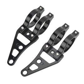 Motorcycle Headlight Bracket, 2 Pieces Fork Headlight Bracket 41mm Motorcycle Headlight Holder Clamps