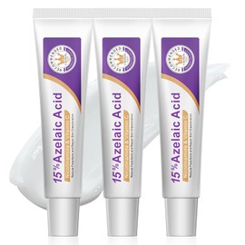 Ácido Azelaico Suero Facial al 15%, Crema Hidratante Facial, Reduce Rojeces e Imperfecciones, Rejuvenece la Piel (20g*3)