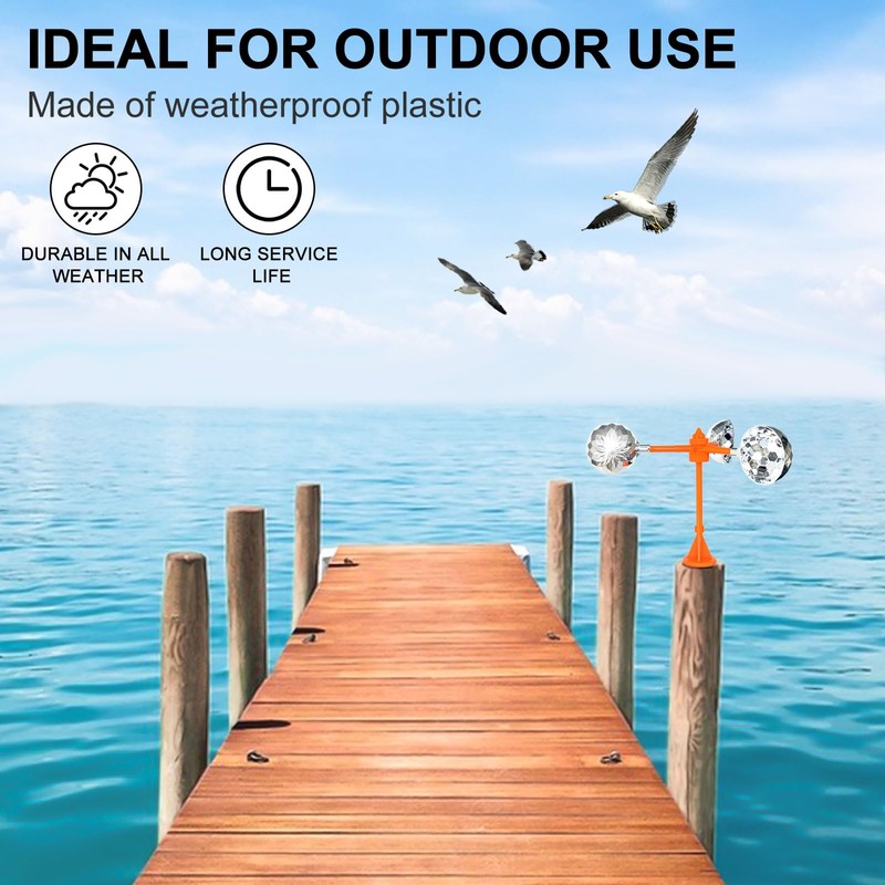 Flyonte Birds Reflect Deterrent Visual Bird Scarer Deterrent Devices Outdoor