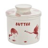 Cat Butter Crock - French Style Ceramic Butter Keeper and