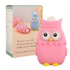 Hot Water Bottle Microwave Heating Silicone Cartoon Injection Hand Warmer