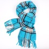 TZ Promise Plaid Cashmere Feel Classic Soft Luxurious Winter Scarf