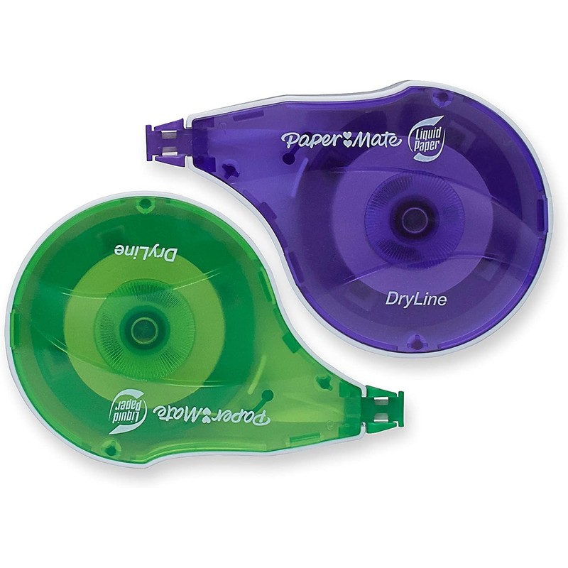 Liquid Paper Dryline Correction Tape, 1/5 inch by 472-inch, 10-Pack