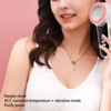 Hot Cold Facial Massager LED Light Heating Cooling Vibration Adjustable