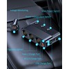 7 in 1 Cigarette Lighter Splitter, LIHAN 3 Socket Car