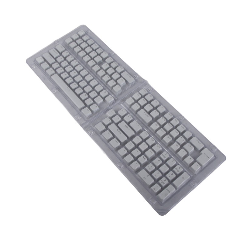 Keyboard Keycaps 132 Keys Pudding Transparent OEM Height PBT Two
