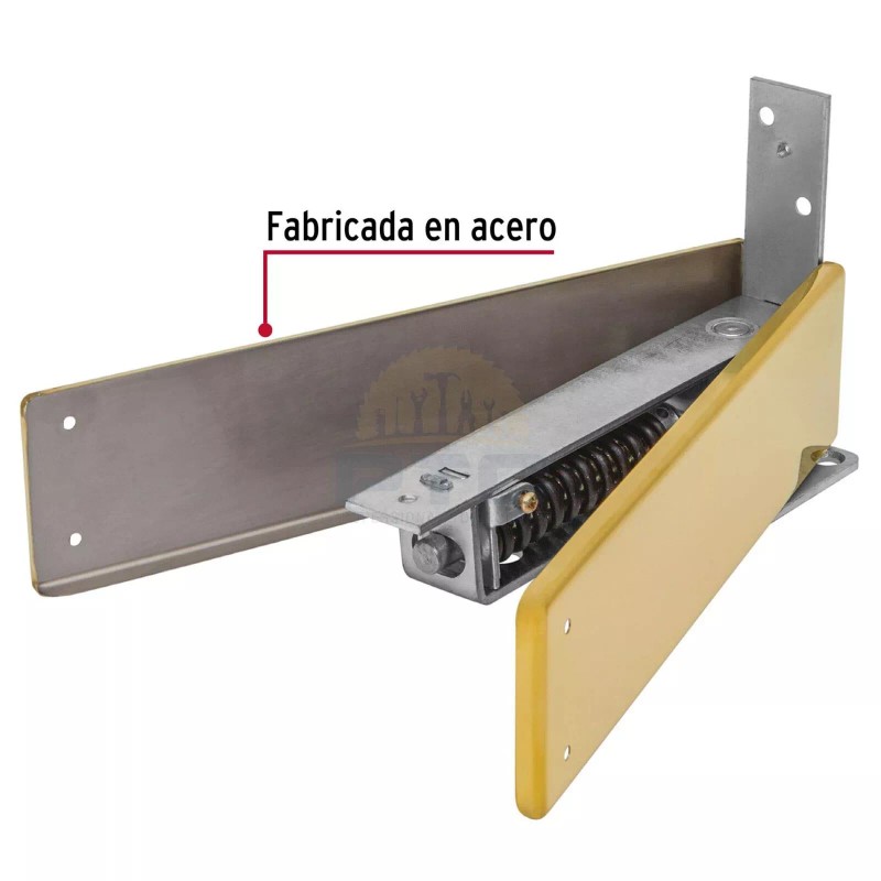 Hermex BIP-151 Double action floor hinge, brass-plated steel