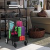 Foldable Shopping Utility Cart, Collapsible Durable Grocery Utility Cart with