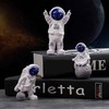 Cute Small Astronaut Figurines,Spaceman Statue Decor for Living Room Bedroom
