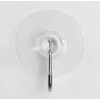 WENKO Static-Loc Nickel Hooks Round Transparent, Fixing No Drilling, Set