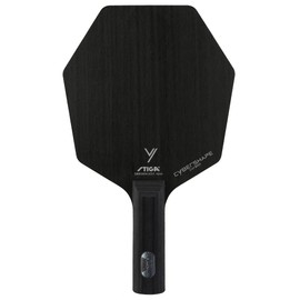 STIGA 1602020137 Table Tennis Racket Cyber Shape Carbon Hexagonal Racket Shake Cracket Straight (STA)
