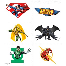 Justice League Tattoos, 24ct