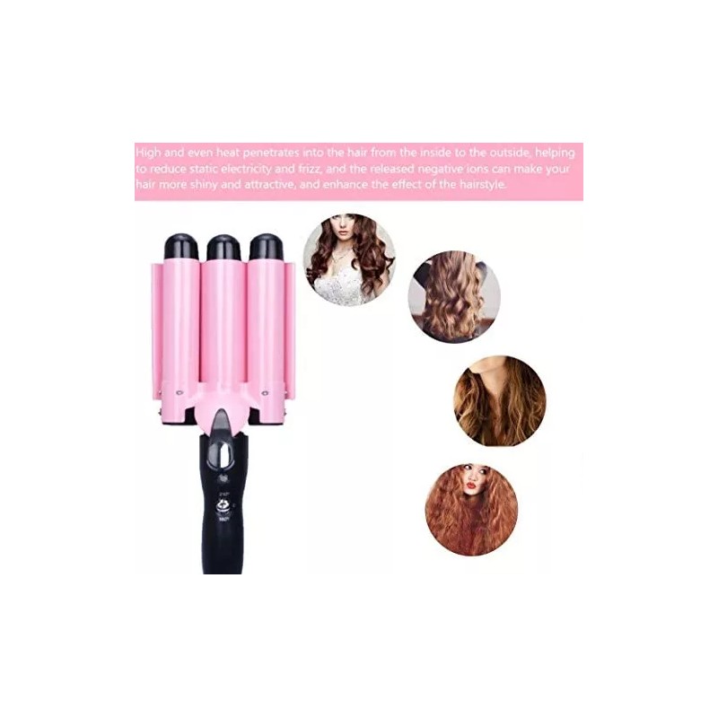 Modvica Varita Para Rizar El Cabello Modvica 3 Jumbo Barrel,