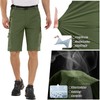 Yevtzl Fishing Hiking Pants for Men, Waterproof Convertible Quick Dry