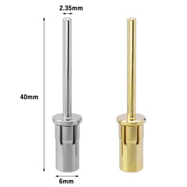 Bestgle Nail Bit, 2 Metal Bar for Nails, Nail Machine Bit, Nail File, Nail Off Bit, 0.9 inch (2.35 mm), Carbide Nail Bit, Grinding Nail Head, For Home Salons, Nail Polishing, DIY Polishing, Cuticle