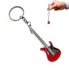 BASTOUR Guitar Keyring, Metal Key Ring, Rock Electric Guitar, Musical
