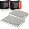 Frankberg 2 x Cabin Air Filter Pollen Filter with Activated