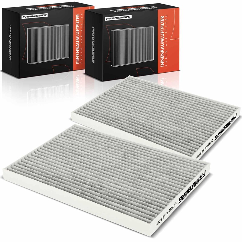 Frankberg 2 x Cabin Air Filter Pollen Filter with Activated