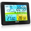 Wireless Weather Station with Outdoor Sensor, Indoor and Outdoor Temperature/Humidity,