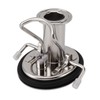 Pyhodi Stainless Steel 1.5in 3 Clamp Corny Keg Lid, Carbonation