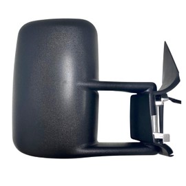 Spieg Passenger Side Mirror for 2000-2006 Dodge Mercedes Freightliner Sprinter Power Adjustment Heated Manual Folding Textured Black 5 Pins Right