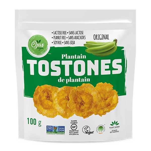 Ojas Vegan Plantain Tostones Original 100g