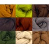 Molten Designs Merino Wool Tops - Earth Tones - Pack