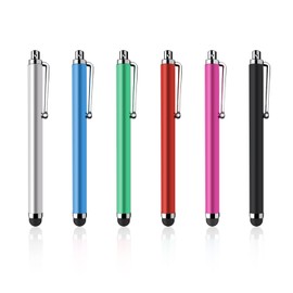 6 touch-screen pens, early education pens, tablet painting pens, high sensitivity, suitable for all touch screen devices, stylus 11.5cm (6 colors)