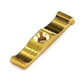 Merriway BH04840 Turn Button Granny Catch Solid Brass 38mm, White