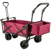 HAPPYBUY Extra Large Collapsible Garden Cart/Wagon with Removable Canopy, 220lbs