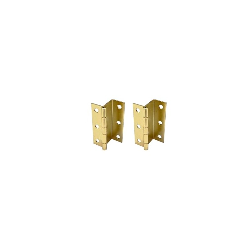 QCAA Three Fold Shutter Hinge, Half Surface for Shutter, Cabinet,