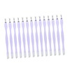 Mikinona Fork Tool Pusher for Nail Care 30pcs Set Manicure