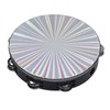 Radiant Tambourine Reflective Clear Crisp Sound Double Row Bell Drum