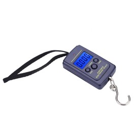 Digital Fish Scale 40kg Portable Electronic Balance Digital Fish Hook Hanging Scale with Backlit LCD Screen for Hunting Fishing Postal Kitchen