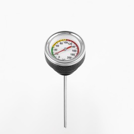 HI-LINE Motorcycle Oil Thermometer Ape 100/50 XR100/50 Motard Dream 50 Super Cub C50/C70/C90 Monkey Gorilla Oil Thermometer Measuring Range 0 - 200 ℃ Motorcycle Thermometer Temperature Measurement
