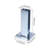 Aqbau® U-Post Support for Fence Posts 60 x 40 cm,
