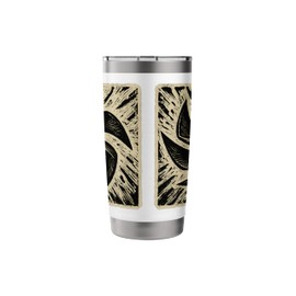 Carving Pinwheel Spinning Wind Rotation Swirl Stainless Steel Insulated Tumbler