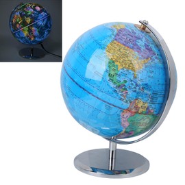 Globo terráqueo de sobremesa, 20CM Globo terráqueo duradero, 360 grados Globo terráqueo, Mapa terráqueo para estudiantes de geografía (20 constelaciones con fondo dorado claro)