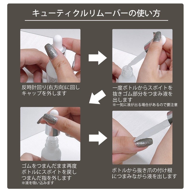 LULUGEL Cuticle Remover, 3.4 fl oz (100 ml), Cuticle Treatment,